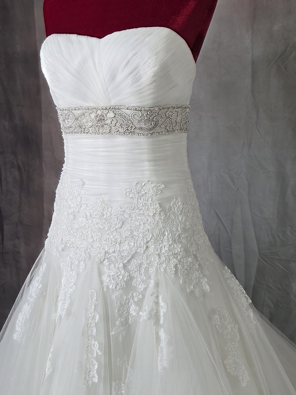 Blue By Enzoani Wedding Dress Size 12 - Picture 8 of 16